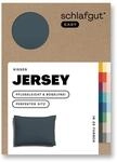 schlafgut Easy Mako-Jersey Kissenbezug 70x90 cm Grey Deep (Dunkelgrau) &ndash; 100%