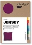 schlafgut Easy Jersey Kissenbezug 80x80 cm 100% Baumwolle, Purple Deep