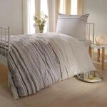 G BETTWARENSHOP wohlig warme Biber Bettw&auml;sche Streifen beige aus 100%...