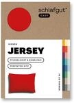 schlafgut Easy Mako-Jersey Kissenbezug 70x90 cm Red Deep (Dunkelrot) &ndash; 100%