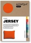 schlafgut Easy Mako-Jersey Kissenbezug 70x90 cm Red Mid (Orange) &ndash; 100%...