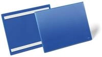 Durable Selbstklebende Kennzeichnungstasche, f&uuml;r Dokumente in A4 quer, Packung &agrave; 50