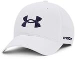 Under Armour Herren Golf96 Woven Baseballm&uuml;tze - Wei&szlig;/Mitternachtsmarineblau