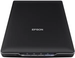 Epson Flachbettscanner Perfection V39, kompakter A4 Scanner mit integriertem St&auml;nder