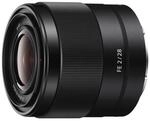 Sony SEL-28F20 wide-angle lens (fixed focal length, 28mm, F2, full frame, for A7,