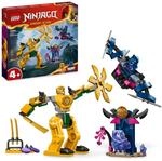 LEGO NINJAGO Arins Battle Mech, Ninja-Spielzeug f&uuml;r Kinder ab 4 Jahre mit Figuren