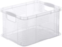 Rotho Agilo Aufbewahrungsbox 17.5l, Kunststoff (PP) BPA-frei, transparent, A4/17.5l