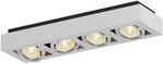 Arcchio Deckenlampe Ronka (Modern) in Wei&szlig; aus Aluminium (4 flammig, GU10) -