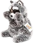 Uni-Toys - Handpuppe Waschb&auml;r - 26 cm (H&ouml;he) - Pl&uuml;sch-Puppe, B&auml;r - Pl&uuml;schtier,