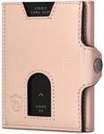 VON HEESEN Slim Wallet mit M&uuml;nzfach & RFID Schutz - Leder Geldb&ouml;rse Herren klein -