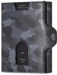 VON HEESEN Slim Wallet mit M&uuml;nzfach & RFID Schutz - Geldb&ouml;rse Herren klein - Mini