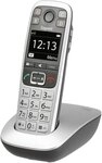 Gigaset E550 Dect-Gro&szlig;tasten-Schnurlostelefon, schwarz/platin
