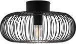 Nordlux Beroni Deckenleuchte &ndash; Moderne schwarze Metalllampe mit E27-Fassung &ndash;