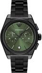 Emporio Armani Herrenuhr, Quarz-Zweizeiger-Chronographenwerk und 43mm Geh&auml;usegr&ouml;&szlig;e