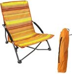 Spetebo Strandstuhl mit Tragetasche - orange - Bezug aus Oxford 600D