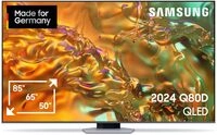 Samsung QLED 4K Q80D Fernseher 85 Zoll, Samsung TV mit Neural Quantum 4K AI Gen2 Samsung QLED 4K Q80D Fernseher 85 Zoll, Samsung TV mit Neural Quantum 4K AI Gen2