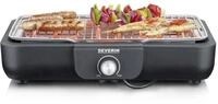 SEVERIN Tischgrill mit hochwertigem Edelstahl-Grillrost, f&uuml;r drinnen und...