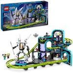 LEGO City Achterbahn mit Roboter-Mech, Spielzeug-Vergn&uuml;gungspark, Spielset f&uuml;r