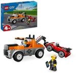 LEGO City Abschleppwagen mit Sportauto, Spielzeug-Auto f&uuml;r Jungen und M&auml;dchen ab 4