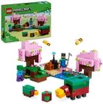 LEGO Minecraft Der Kirschbl&uuml;tengarten - Spielzeug mit B&auml;umen, Sunny Figur,...