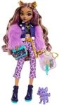Monster High Clawdeen Wolf-Puppe mit Hund Crescent und Accessoires wie Rucksack,