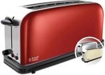 Russell Hobbs Toaster [Langschlitz f&uuml;r 2 Scheiben / 1 breite Brotscheibe] Colours+