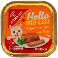 Gut & Günstig Hello My cat Schlemmerhappen mit Huhn, 32er Pack (32 x 100g) Gut & Günstig Hello My cat Schlemmerhappen mit Huhn, 32er Pack (32 x 100g)