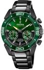 Festina Herren Hybrid Smartwatch Connected aus Edelstahl 316L Schwarz - Analog -