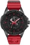 Philipp Plein Unisex Uhr Analog Quarz The $Kull PWAAA2424 Silikon