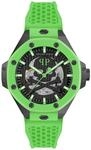Philipp Plein Herren Uhr Automatik Plein $KELETON ROYAL PWPFA0624 Silikon