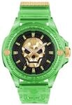 Philipp Plein Herren Uhr Analog Quarz $Kull Scuba DUBA Edition PWWAA0924 Silikon