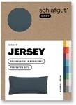 schlafgut Easy Jersey Kissenbezug 40x80 cm 100% Baumwolle, Grey Deep