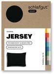 schlafgut Easy Mako-Jersey Kissenbezug 40x60 cm Off-Black (Schwarz) &ndash; 100%