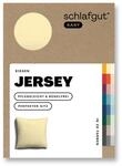 schlafgut Easy Jersey Kissenbezug 40x40 cm 100% Baumwolle, Yellow Mid