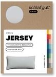 schlafgut Easy Mako-Jersey Kissenbezug 40x80 cm Grey Light (Hellgrau) &ndash; 100%