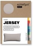 schlafgut Easy Mako-Jersey Kissenbezug 40x80 cm Sand Mid (Taupe) &ndash; 100%...