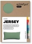schlafgut Easy Mako-Jersey Kissenbezug 40x80 cm Green Mid (Gr&uuml;n) &ndash; 100%...