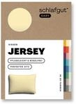 schlafgut Easy Mako-Jersey Kissenbezug 60x80 cm Yellow Mid (Gelb) &ndash; 100%...