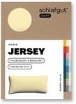 schlafgut Easy Jersey Kissenbezug 40x80 cm 100% Baumwolle, Yellow Mid