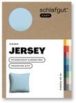 schlafgut Easy Jersey Kissenbezug 40x40 cm 100% Baumwolle, Blue Light