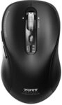 Port Connect Kabellose Maus f&uuml;r PC Pro, 2,4 GHz, Bluetooth, wiederaufladbar, USB-C,