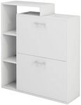 Vicco Schuhkipper Tobias, Wei&szlig;, 80 x 90 cm, zur Aufbewahrung und Organisation...