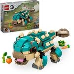 LEGO Jurassic World Baby Bumpy: Ankylosaurus, baubarer Spielzeug-Dinosaurier...