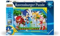 Ravensburger Kinderpuzzle 12001134 - Nichts kann Sonic aufhalten - 100 Teile XXL