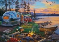 Schmidt 58533 Campingidyll am See Puzzle, 1000 Teile