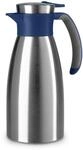 Emsa Soft Grip Isolierkanne, 1 Liter, Edelstahl, 12 Stunden hei&szlig; + 24 Stunden kalt,