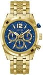 Guess Herren Armbanduhr aus Edelstahl, goldfarben, Klassisch