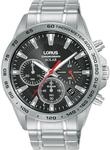 Lorus Herren Analog Quarz Uhr mit Edelstahl Armband,Silber
