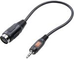 Speaka Professional SP-7869840 DIN-Anschluss/Klinke Audio Adapter [1x...
