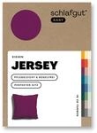 schlafgut Easy Mako-Jersey Kissenbezug 40x40 cm Purple Deep (Dunkellila) &ndash;...